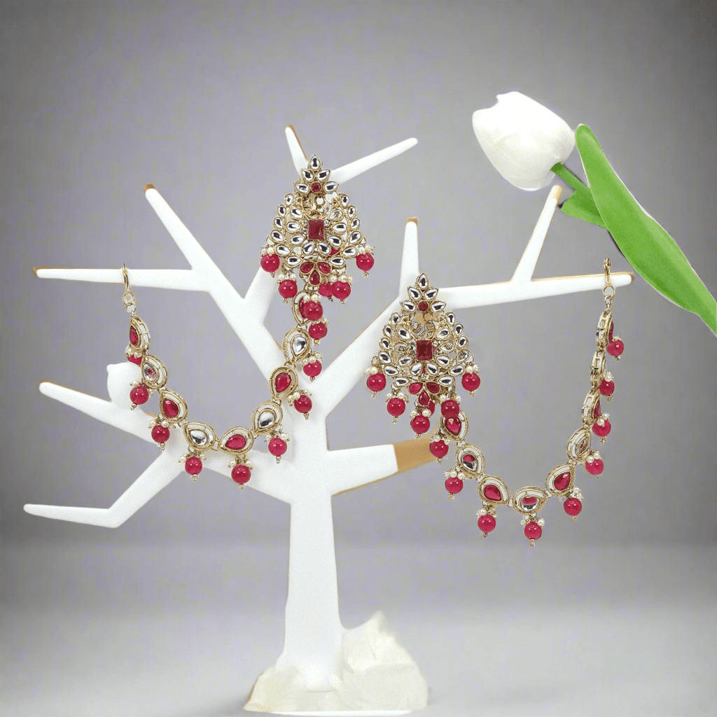 Mohini Stylish Ear Cuff Earring Chain – Earrings | Fancy Fab Jewels UK