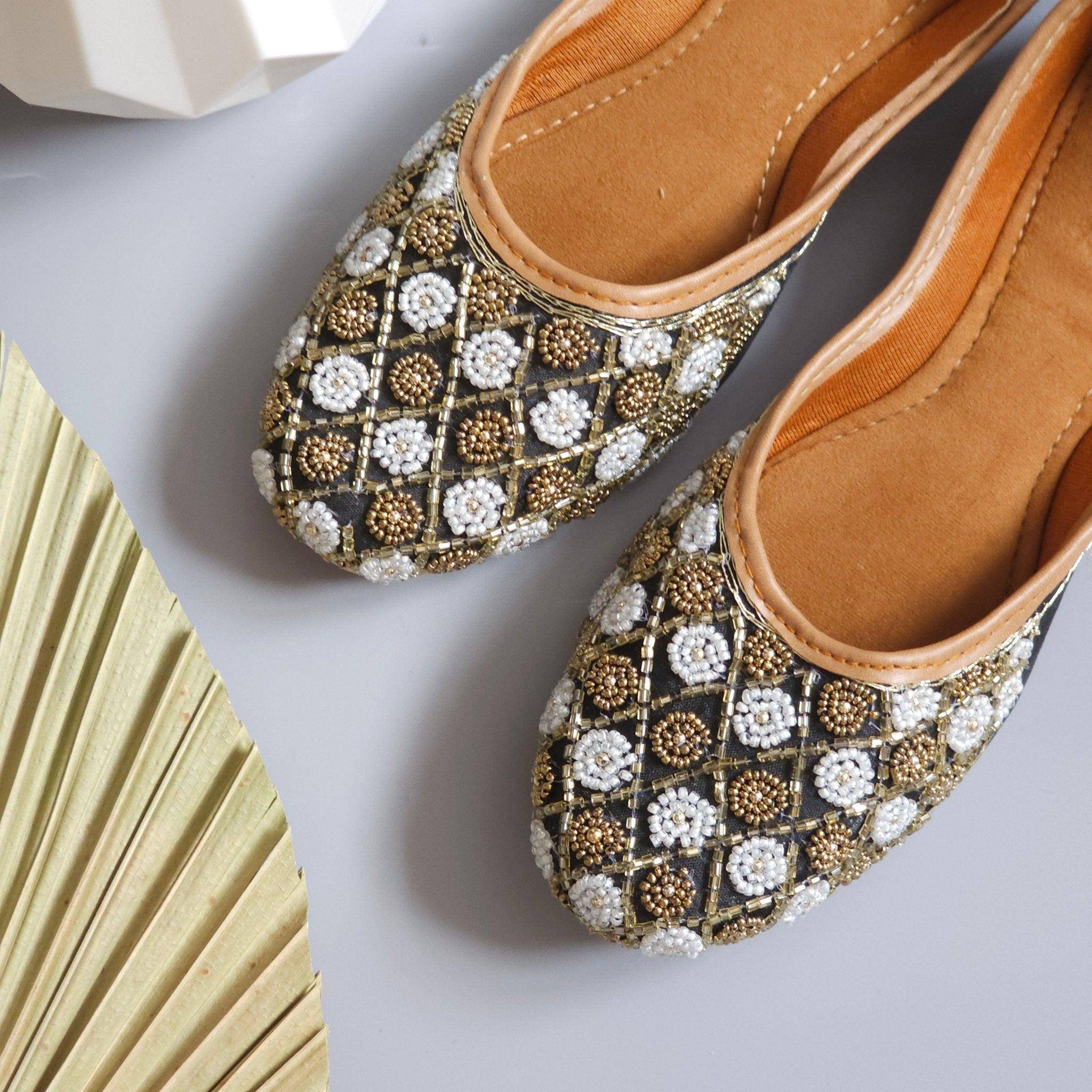 Fleur - Black Gold Ballerina – Jutti | Fancy Fab Jewels UK
