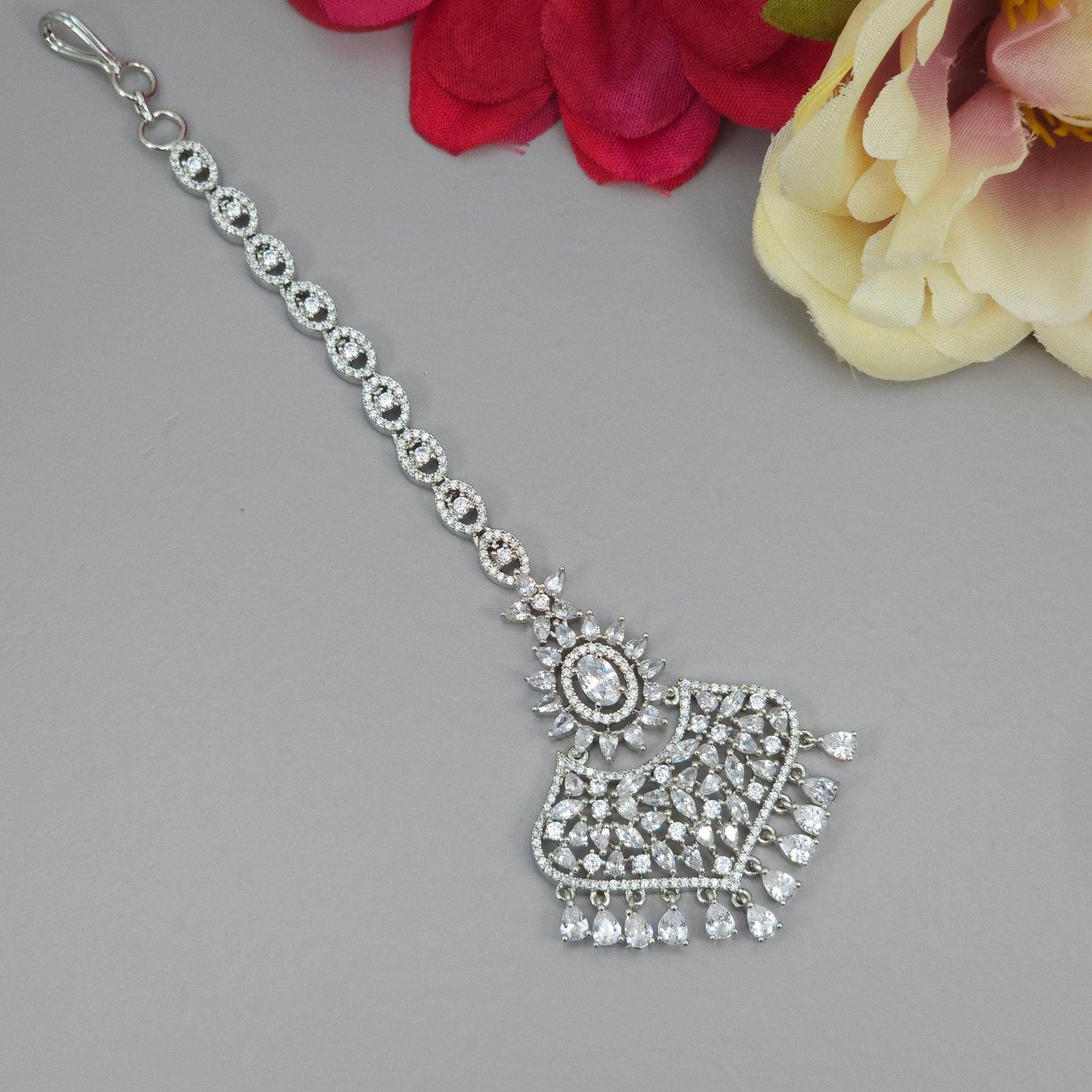 Mahi Silver CZ Mangtikka – Mangtikka | Fancy Fab Jewels UK