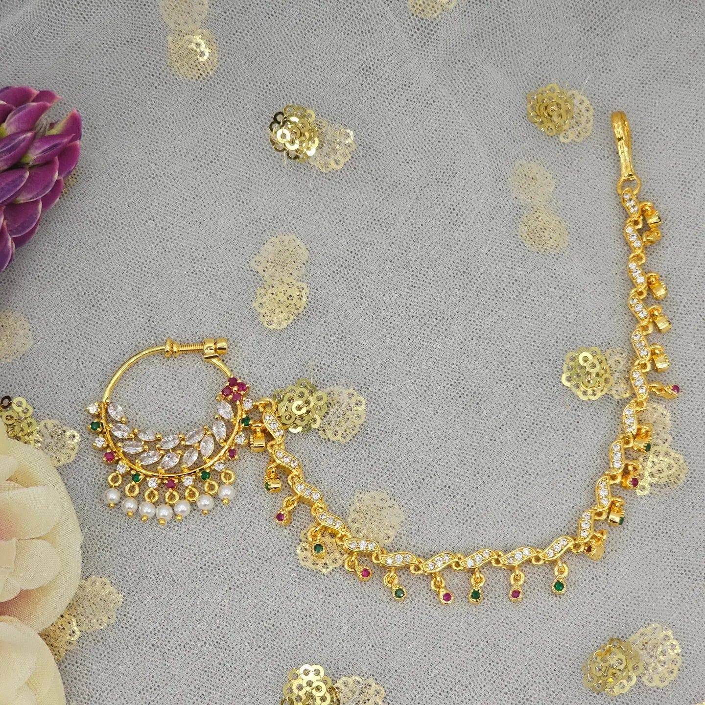 Maya Nose Ring - Multi – Nose Ring | Fancy Fab Jewels UK