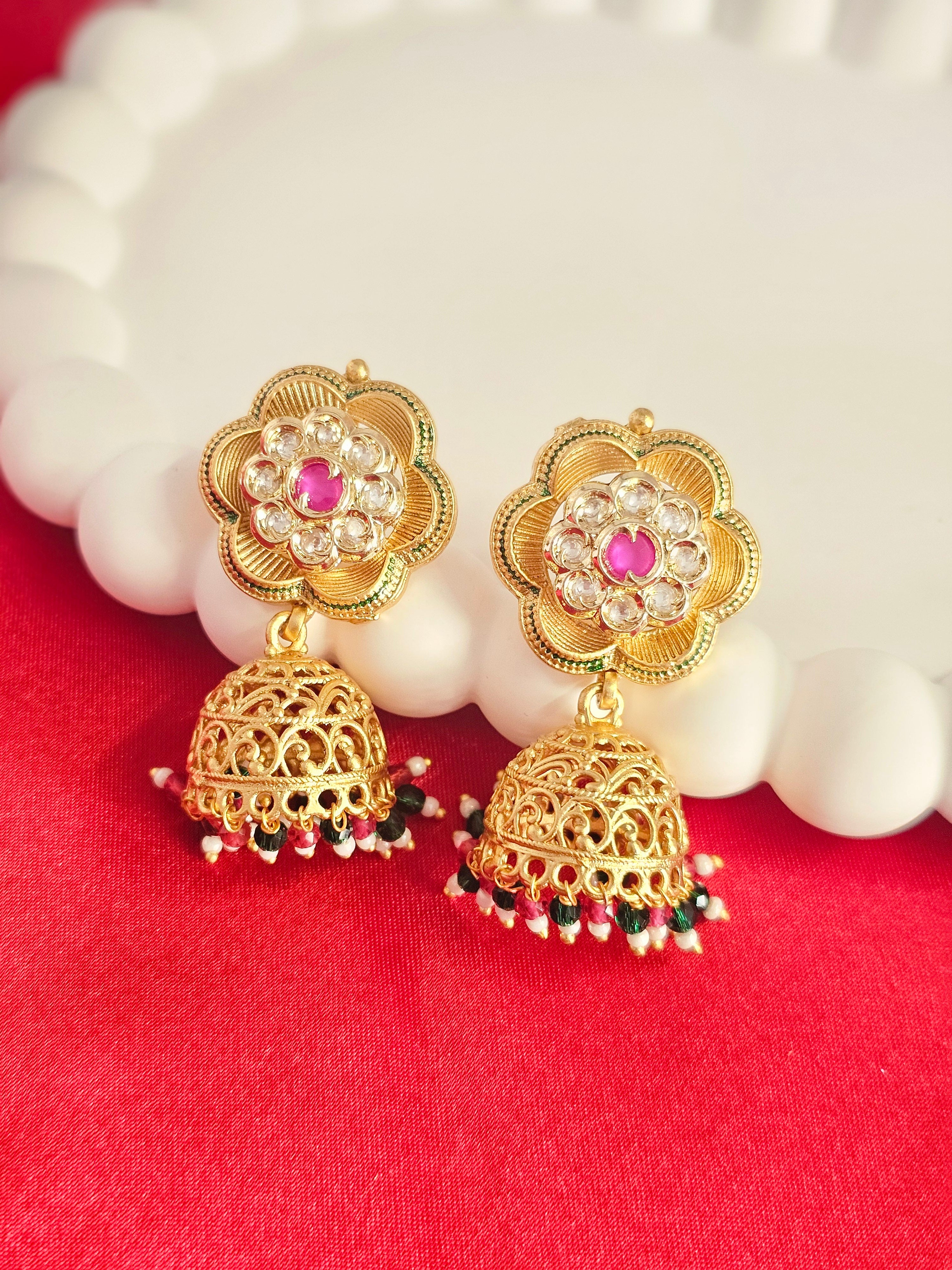 Jodha Rajwadi Statement Kundan Choker Set