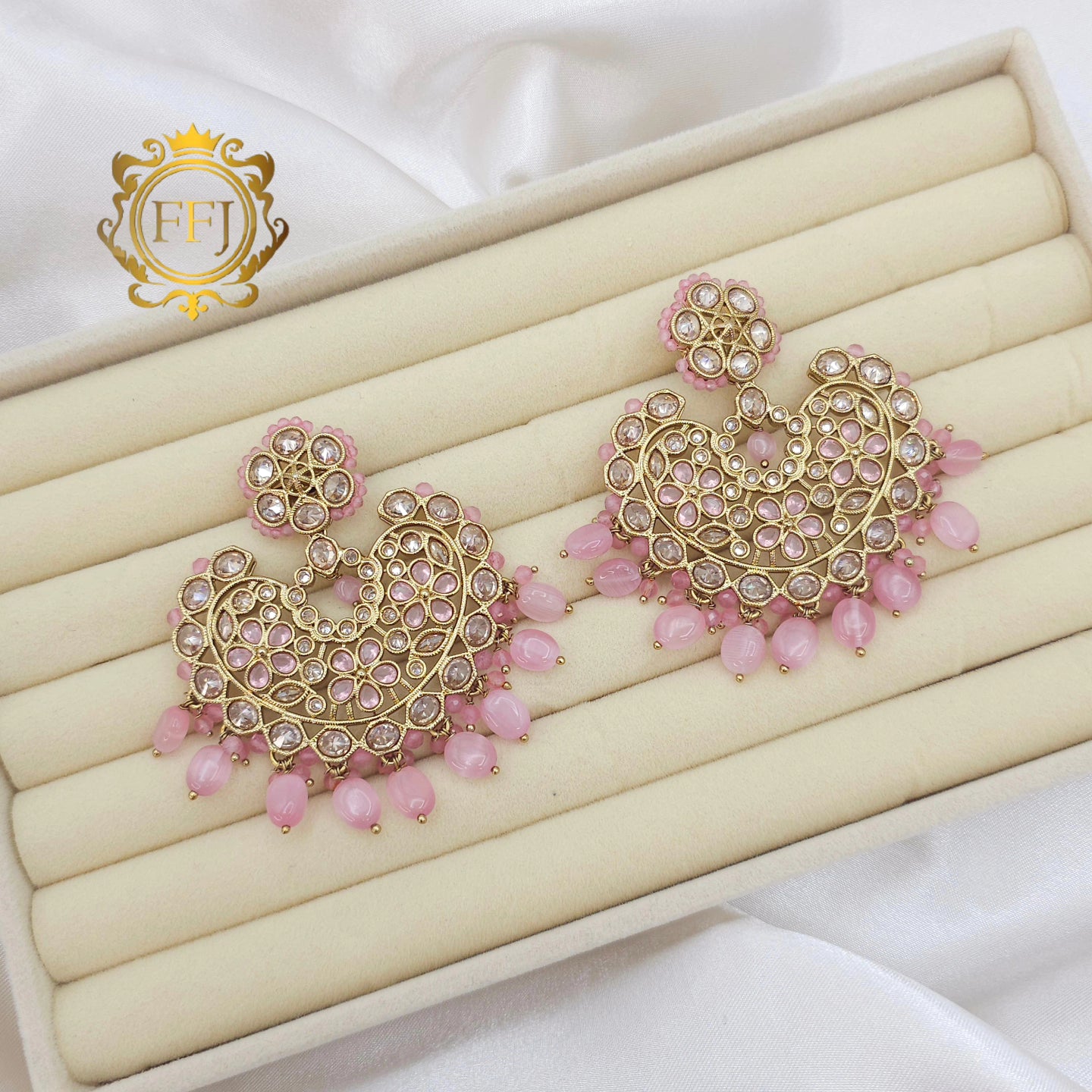 Dilruba Designer Chandbali Earrings