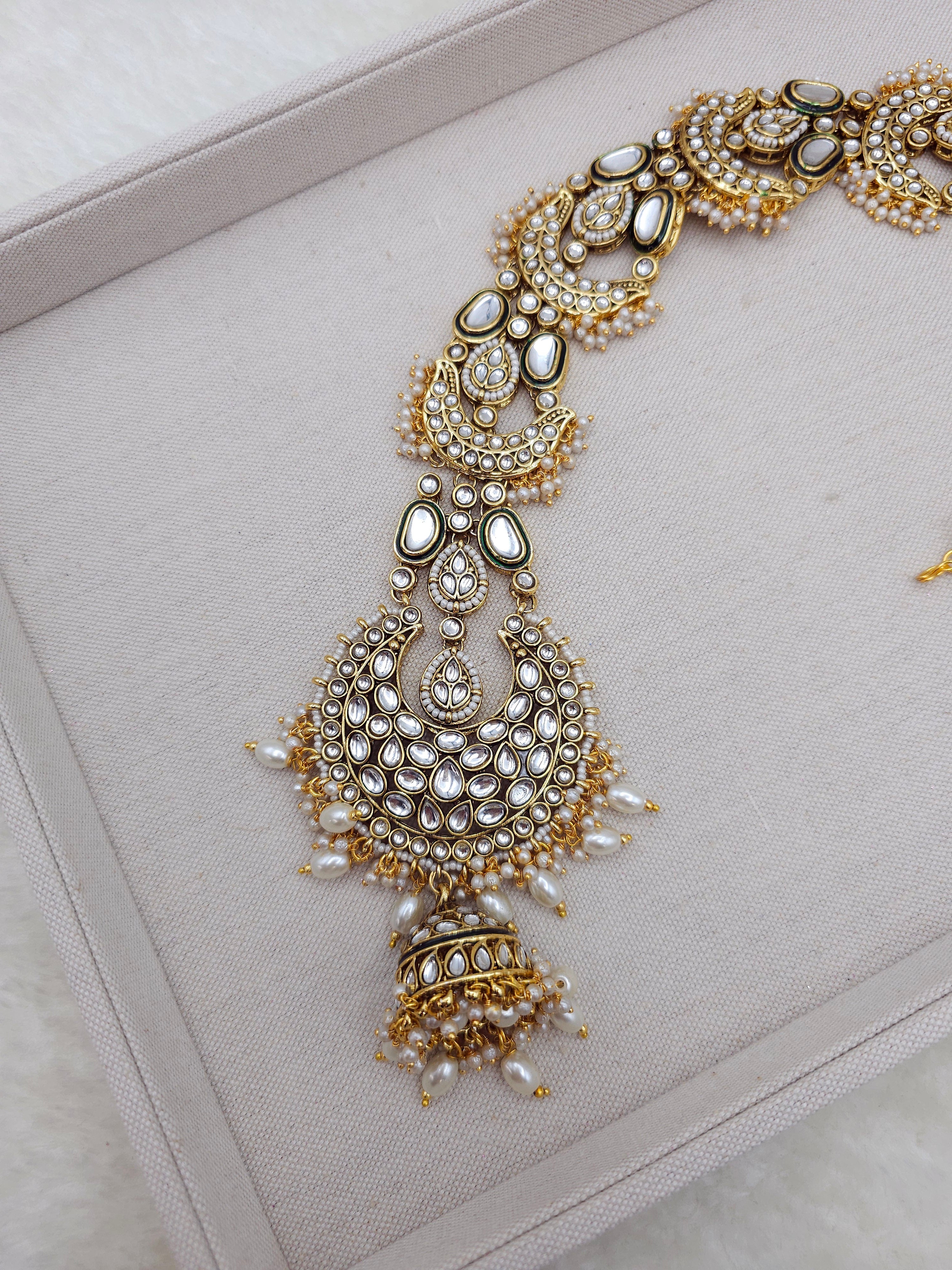 Shayna Kundan Choti/ Pranda/ Hair Jewelry Accessorie