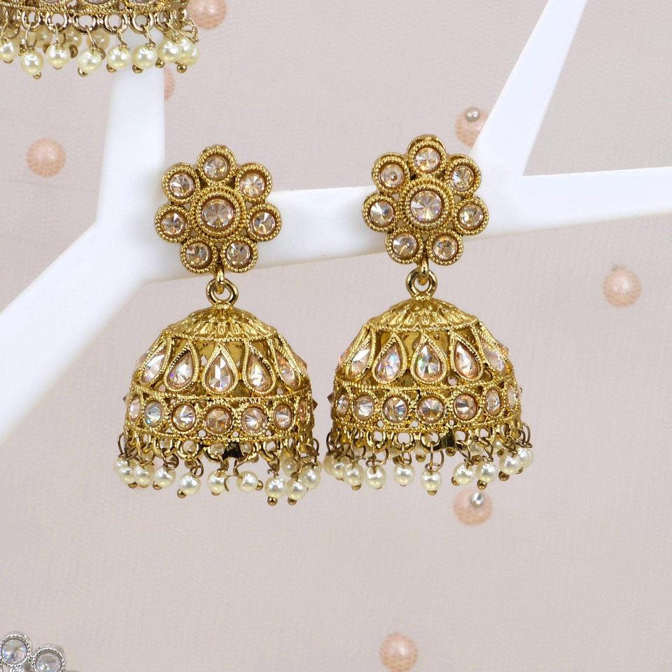 Rohi    - Jhumki Earrings – Dress | Fancy Fab Jewels UK