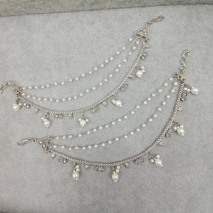 Reverse Polki earchains – Dress | Fancy Fab Jewels UK