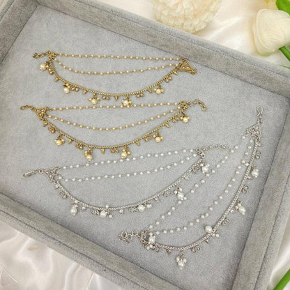Reverse Polki earchains – Dress | Fancy Fab Jewels UK