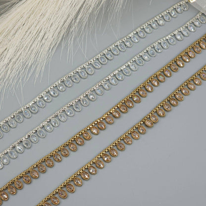 Juhi Anklets Clear - Fancy Fab Jewels