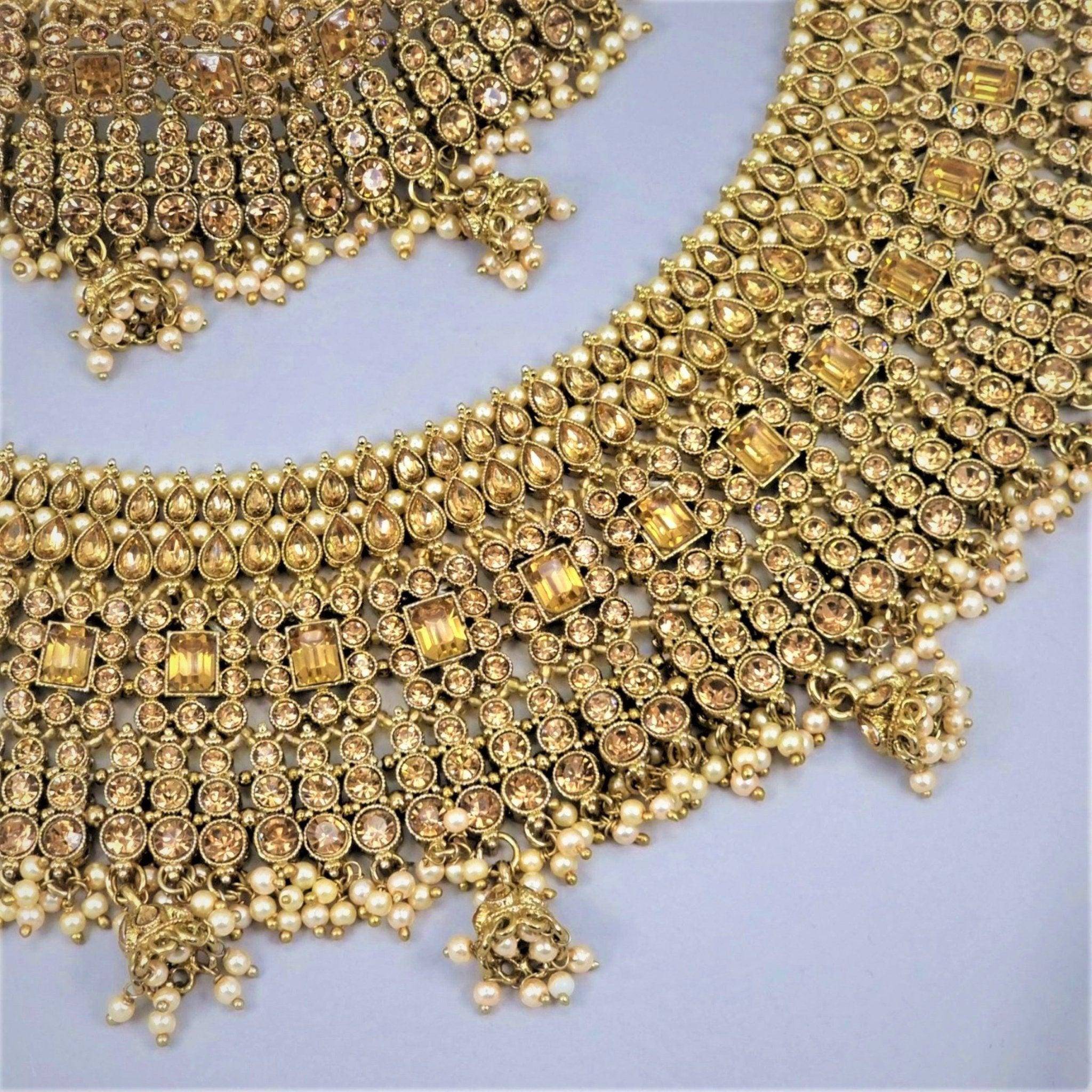 Sahiba Heavy Bridal Anklets - Fancy Fab Jewels