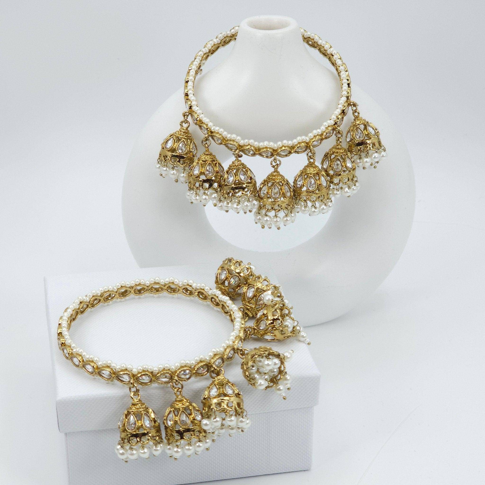 Dilara Jhumka Bangles - Fancy Fab Jewels