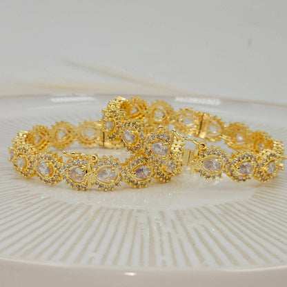 American Diamond Openable Bangles - Fancy Fab Jewels