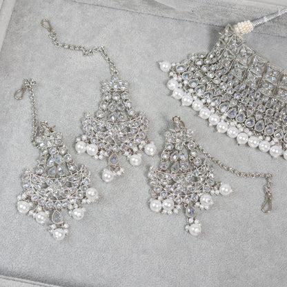 Joyah - Polki Bridal Choker Set - Fancy Fab Jewels