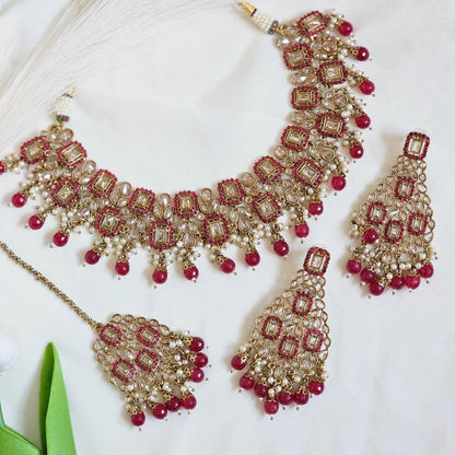 Qubra Set - Available In Four Colours - Fancy Fab Jewels