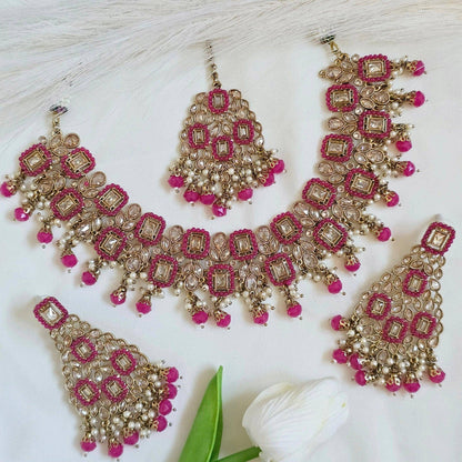 Qubra Set - Available In Four Colours - Fancy Fab Jewels