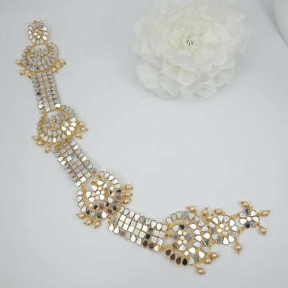 Arla- Mirror Hair Plait Piece - Fancy Fab Jewels