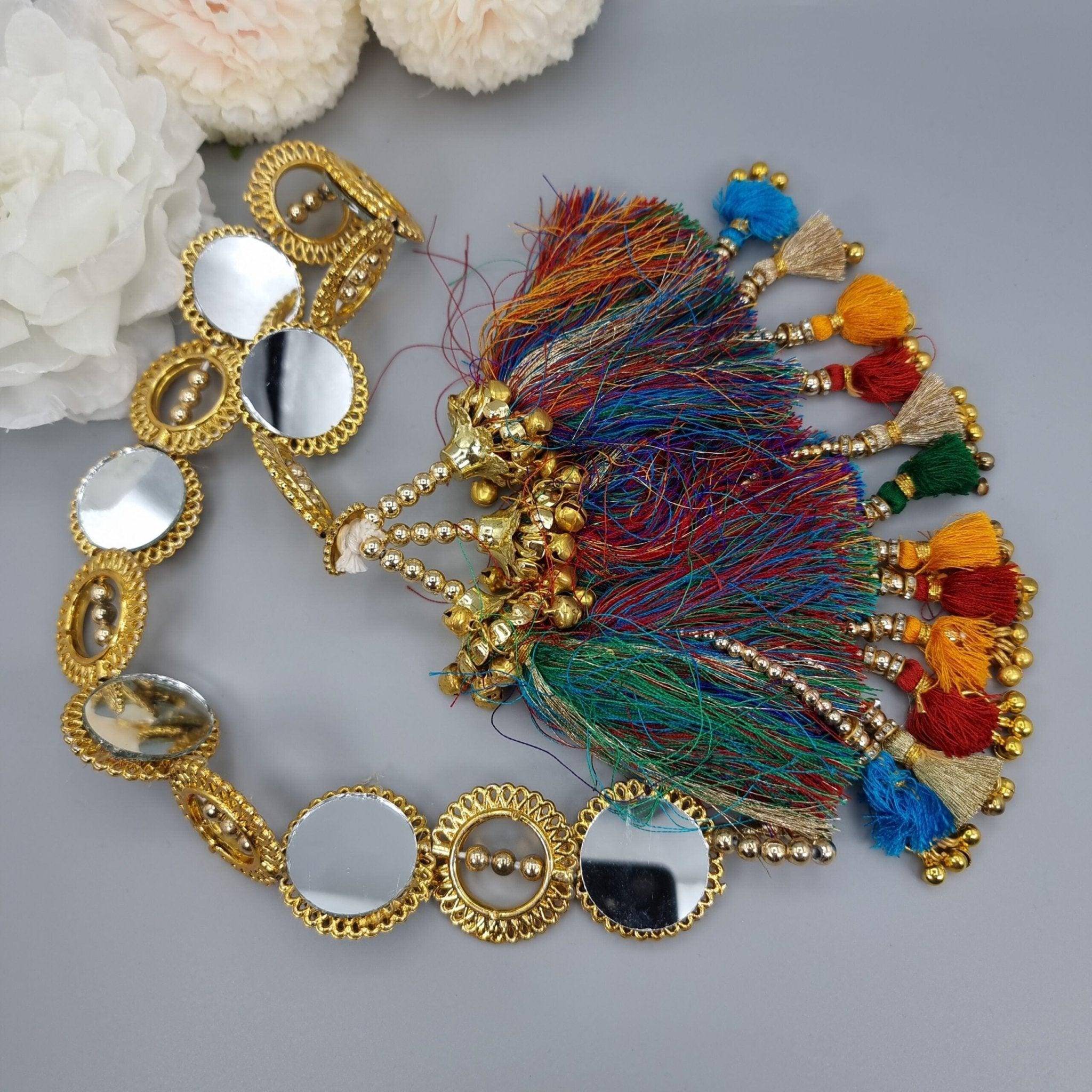 Mirror Work Choti/ Pranda - Fancy Fab Jewels