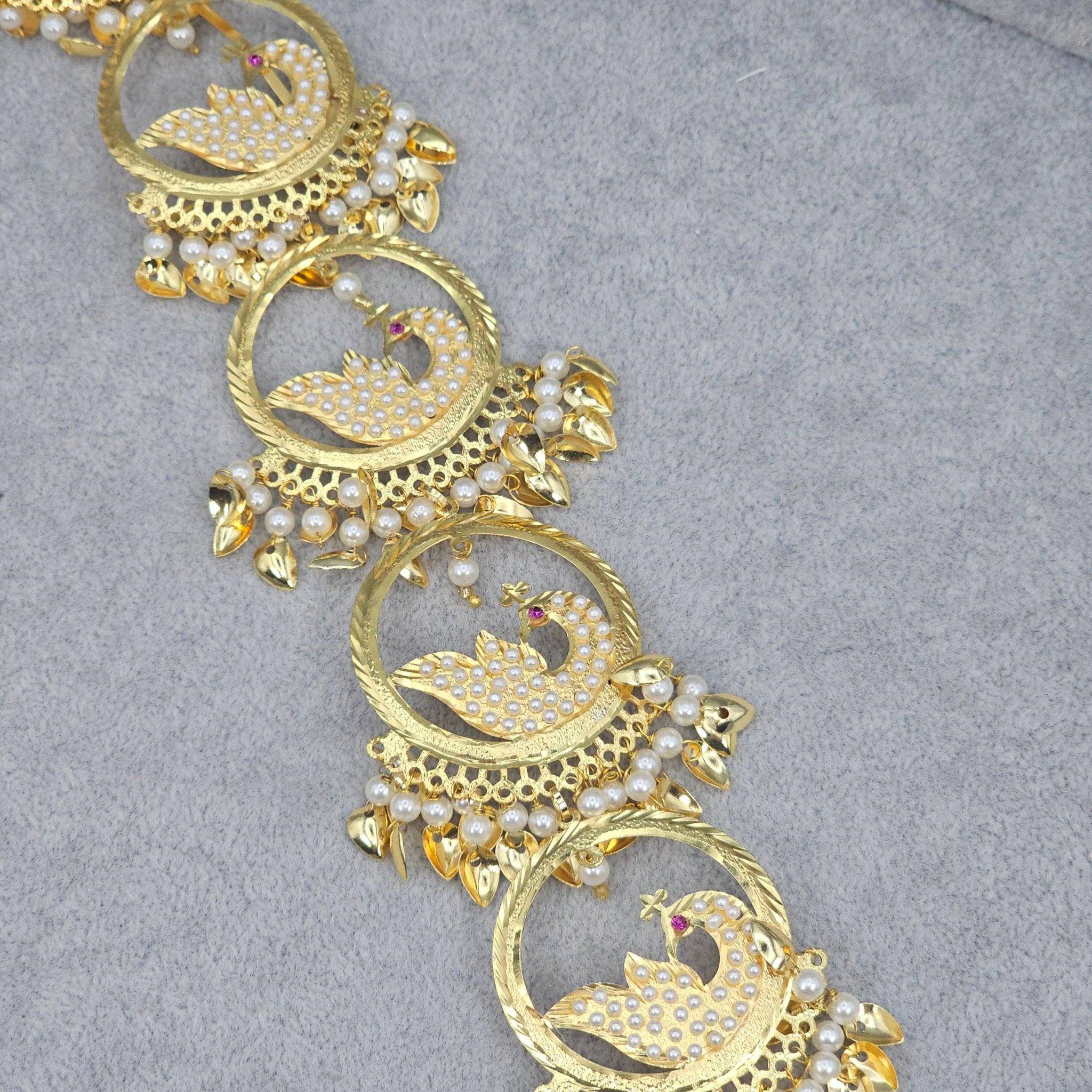 Priya - Jadau Pearl Hair Choti Pranda - Fancy Fab Jewels