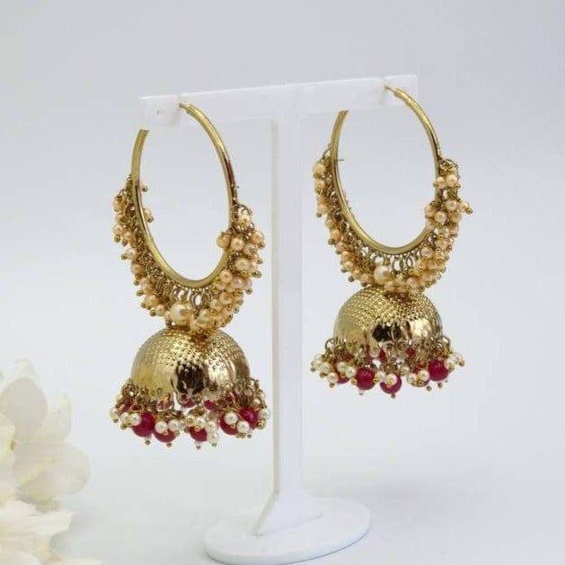 Dalia - Bali Jhumki Earrings - Fancy Fab Jewels