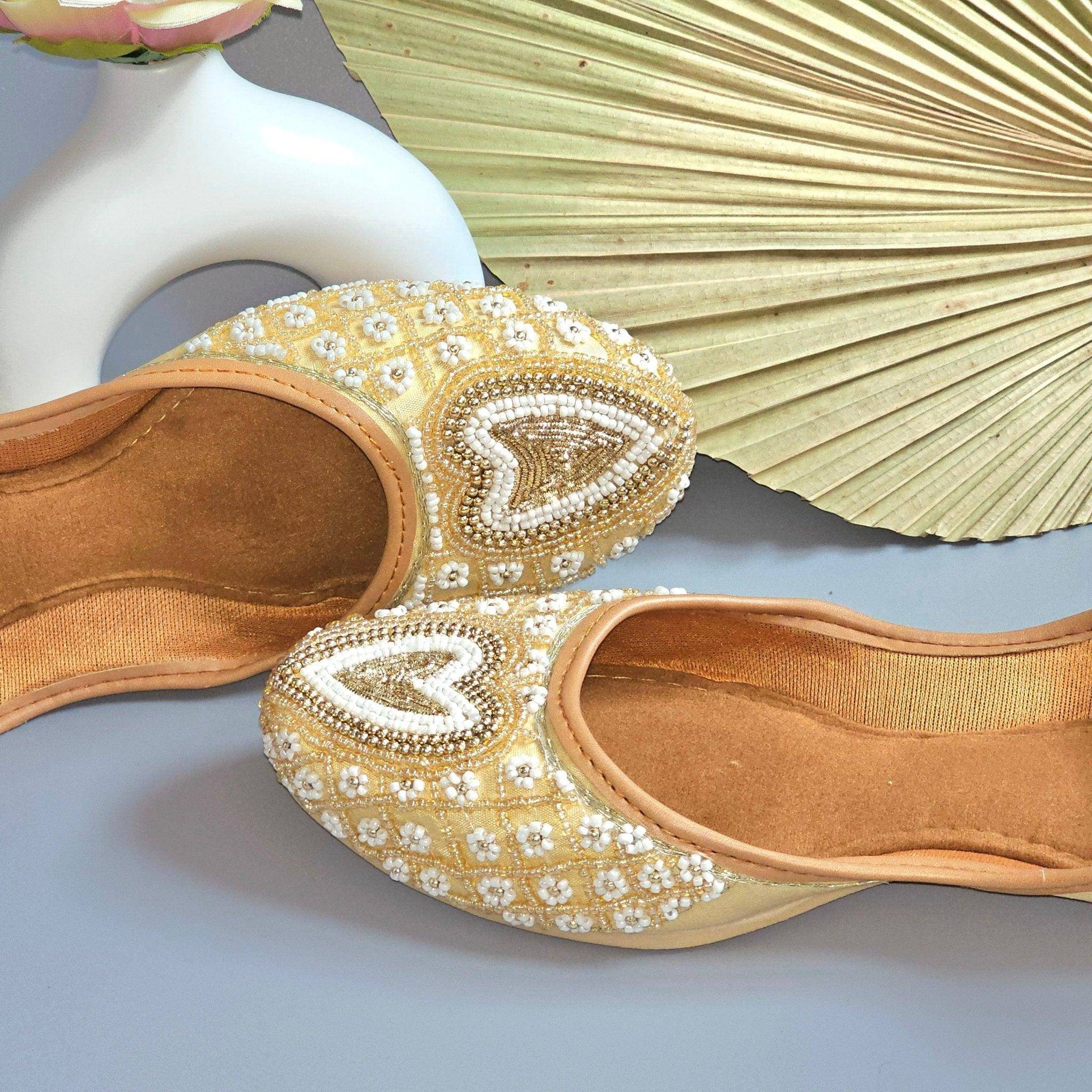 Levi - Golden Beige Ballerina - Fancy Fab Jewels