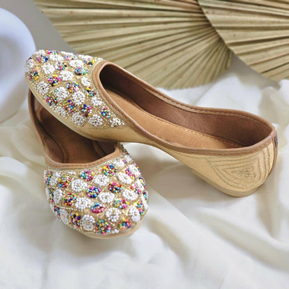 Usha - Golden Beige Ballerina - Fancy Fab Jewels