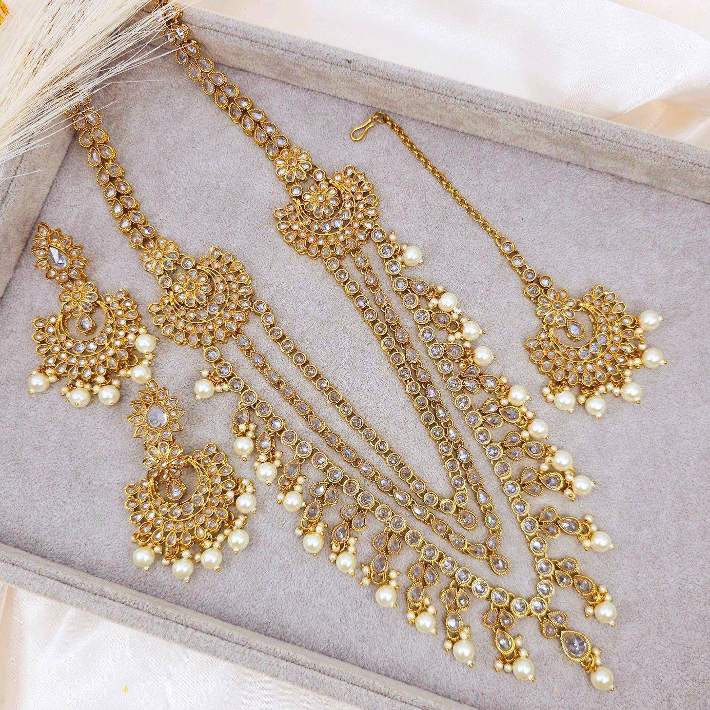 Fareedan Polki Rani Haar Set - Fancy Fab Jewels