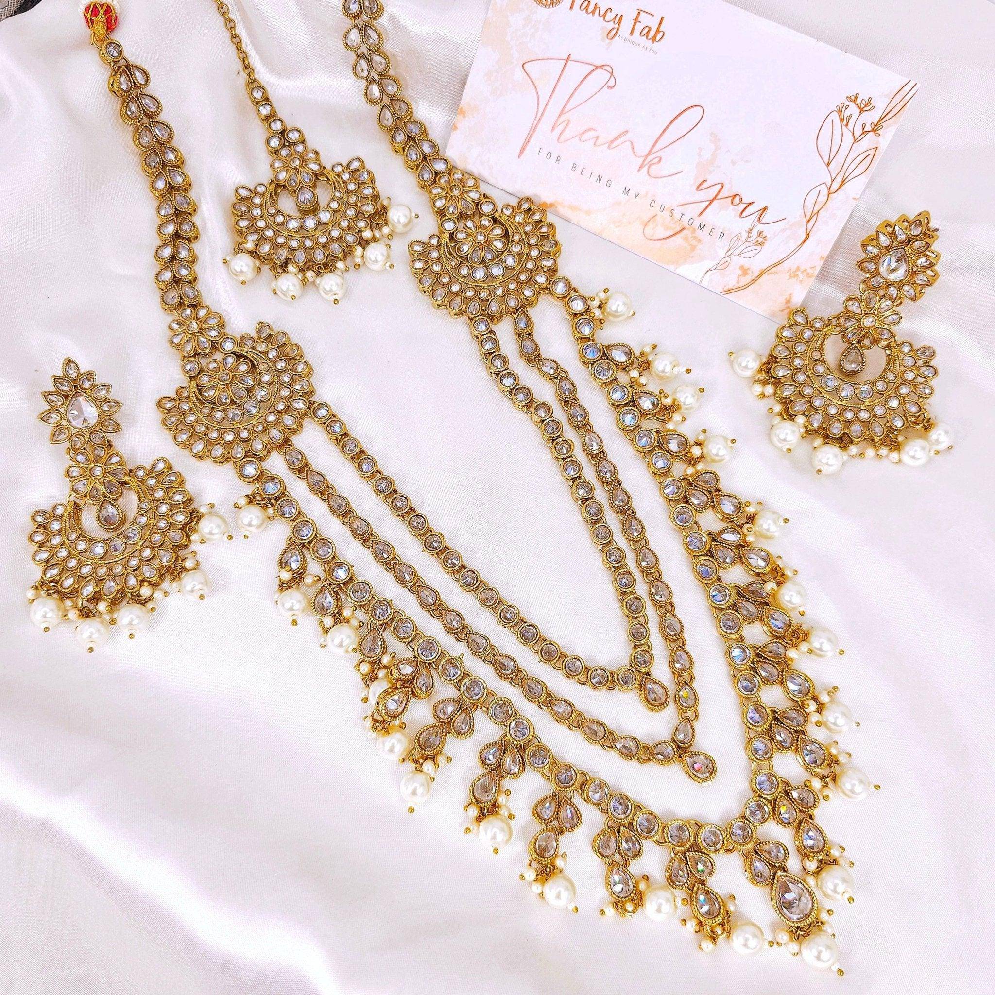 Fareedan Polki Rani Haar Set - Fancy Fab Jewels