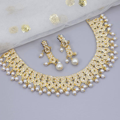 Anushka Jadau Choker Set - Fancy Fab Jewels