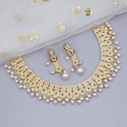 Anushka Jadau Choker Set - Fancy Fab Jewels