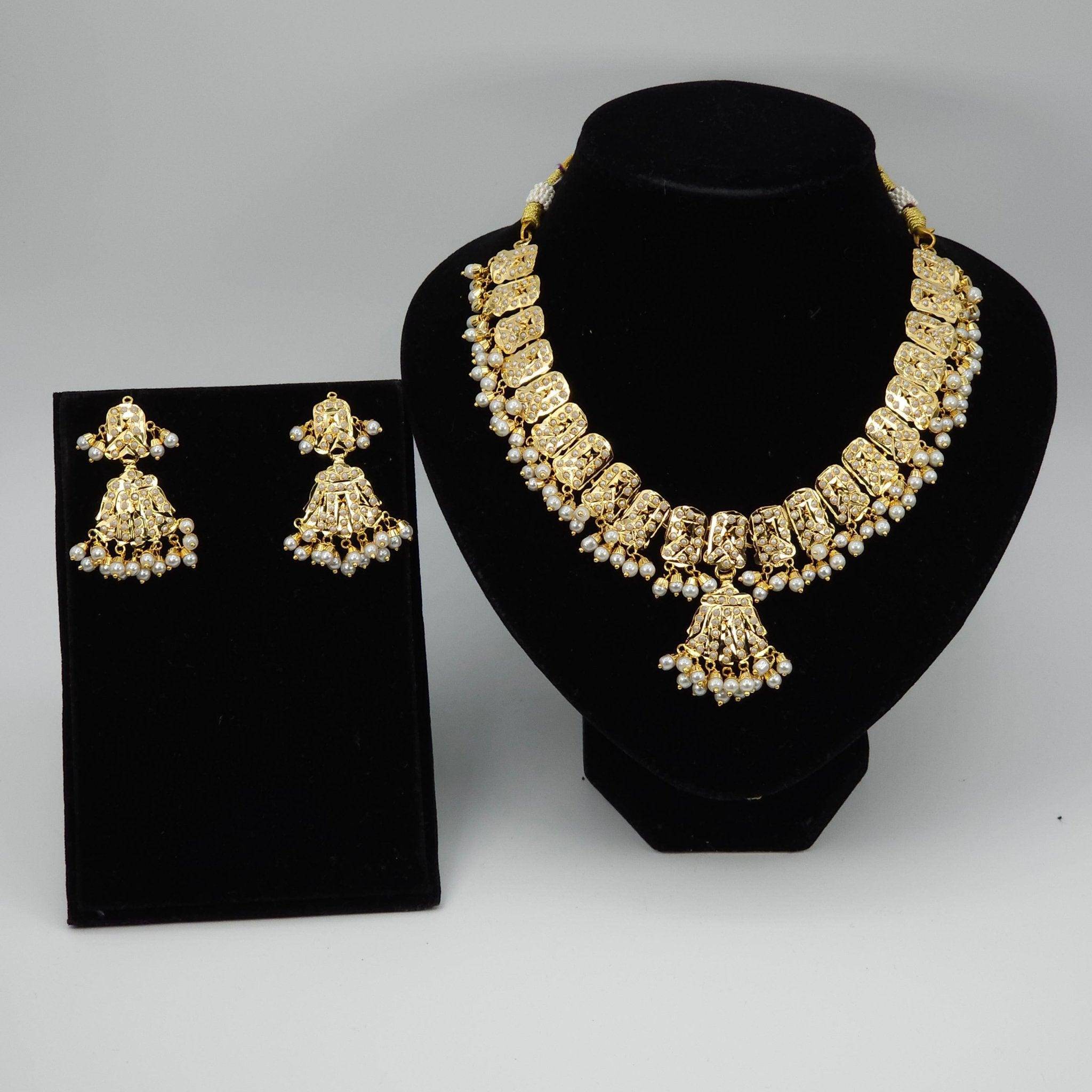 Dipali Jadau Choker Set - Elegant Jewelry for Weddings and Special Occasions - Fancy Fab Jewels