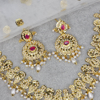 Navya Jadau Choker Set - Fancy Fab Jewels