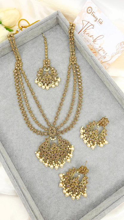 Somya Polki Rani Haar Set - Fancy Fab Jewels