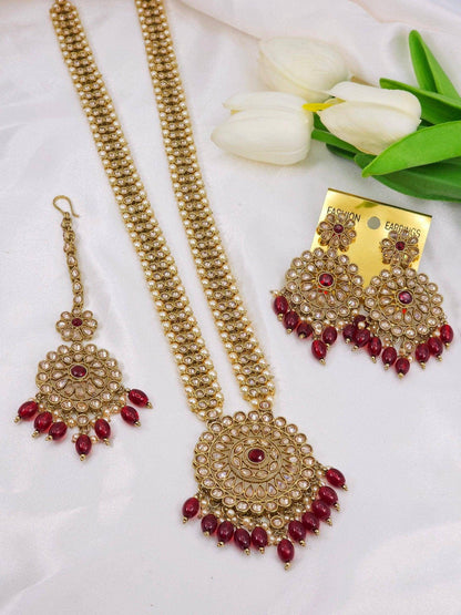 Amyra Rani Haar Set - Available Three Colours - Fancy Fab Jewels