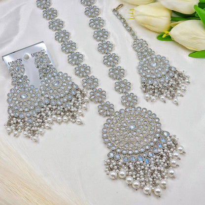 Ansa Rani Haar Set - Available in Two Colors - Fancy Fab Jewels