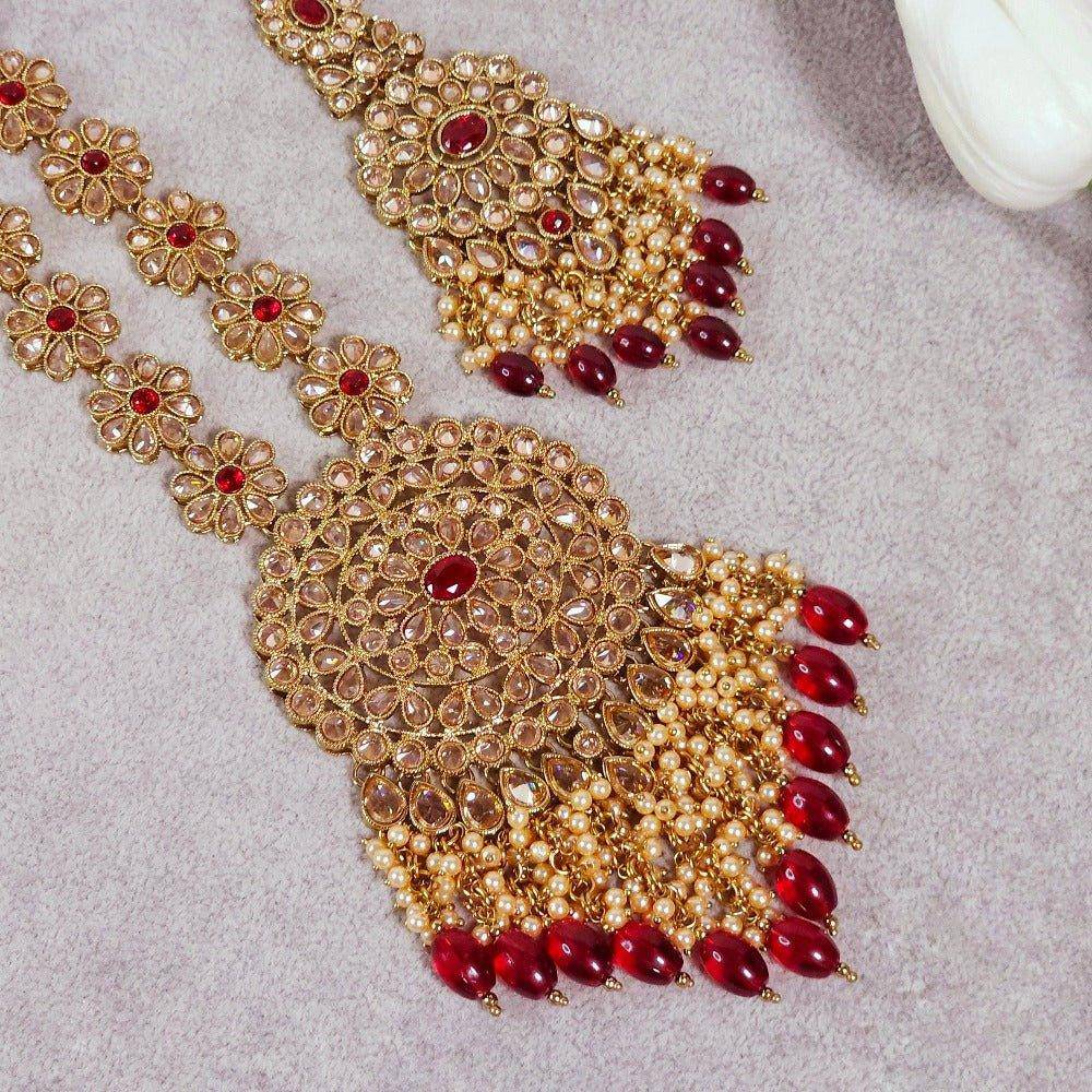 Ansa Rani Haar Set - Available in Two Colors - Fancy Fab Jewels