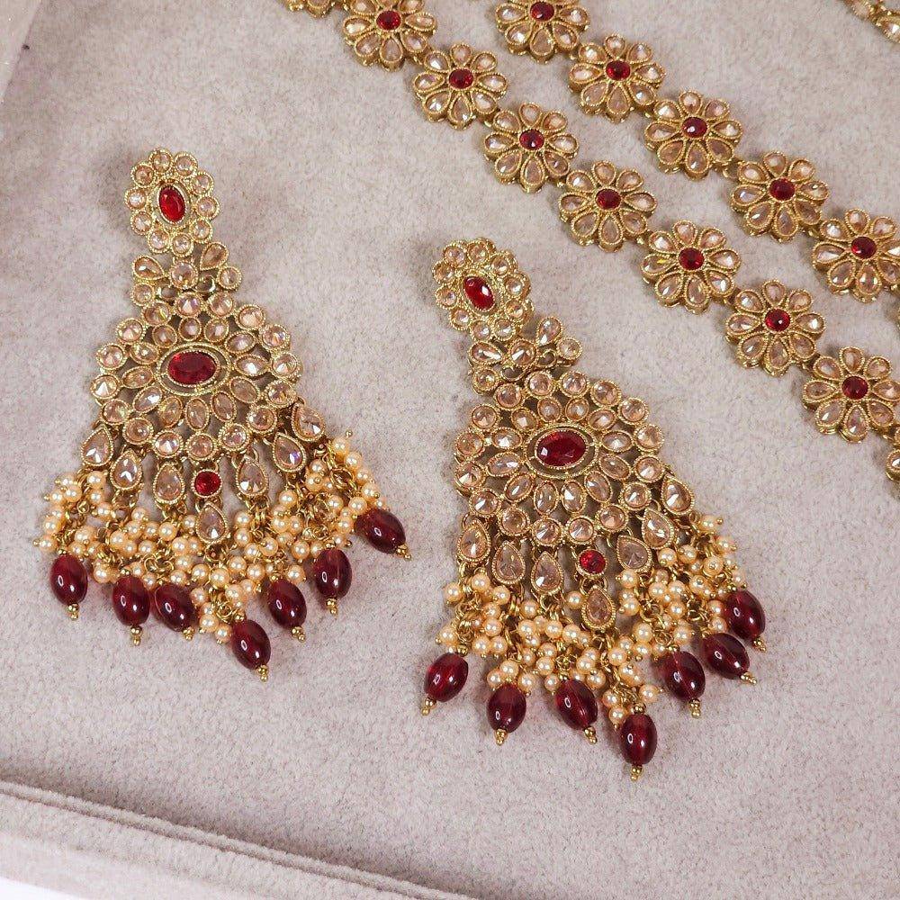 Ansa Rani Haar Set - Available in Two Colors - Fancy Fab Jewels