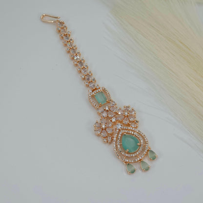 Veena CZ Mangtikka - Fancy Fab Jewels