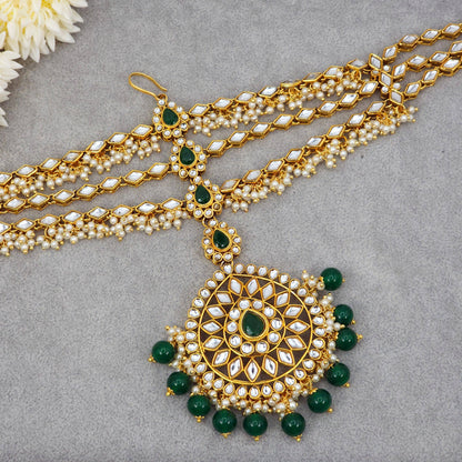 Asma Kundan Mathapatti/Headchain - Fancy Fab Jewels