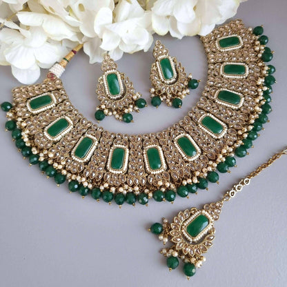 Neha Choker Necklace Set - Fancy Fab Jewels