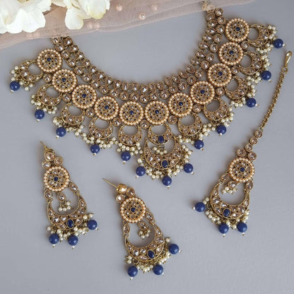 Diva Bridal Necklace Set - Fancy Fab Jewels