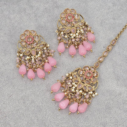 Zara Earrings and Tikka Set – Tikka set | Fancy Fab Jewels UK