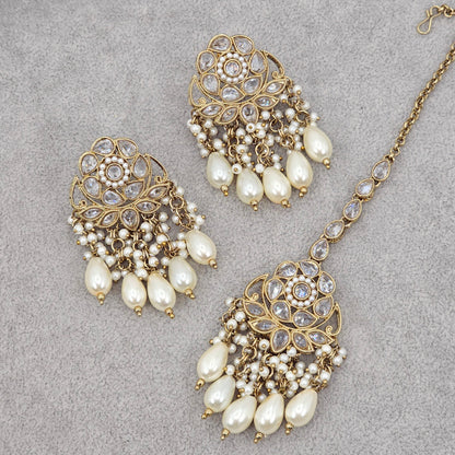 Zara Earrings and Tikka Set