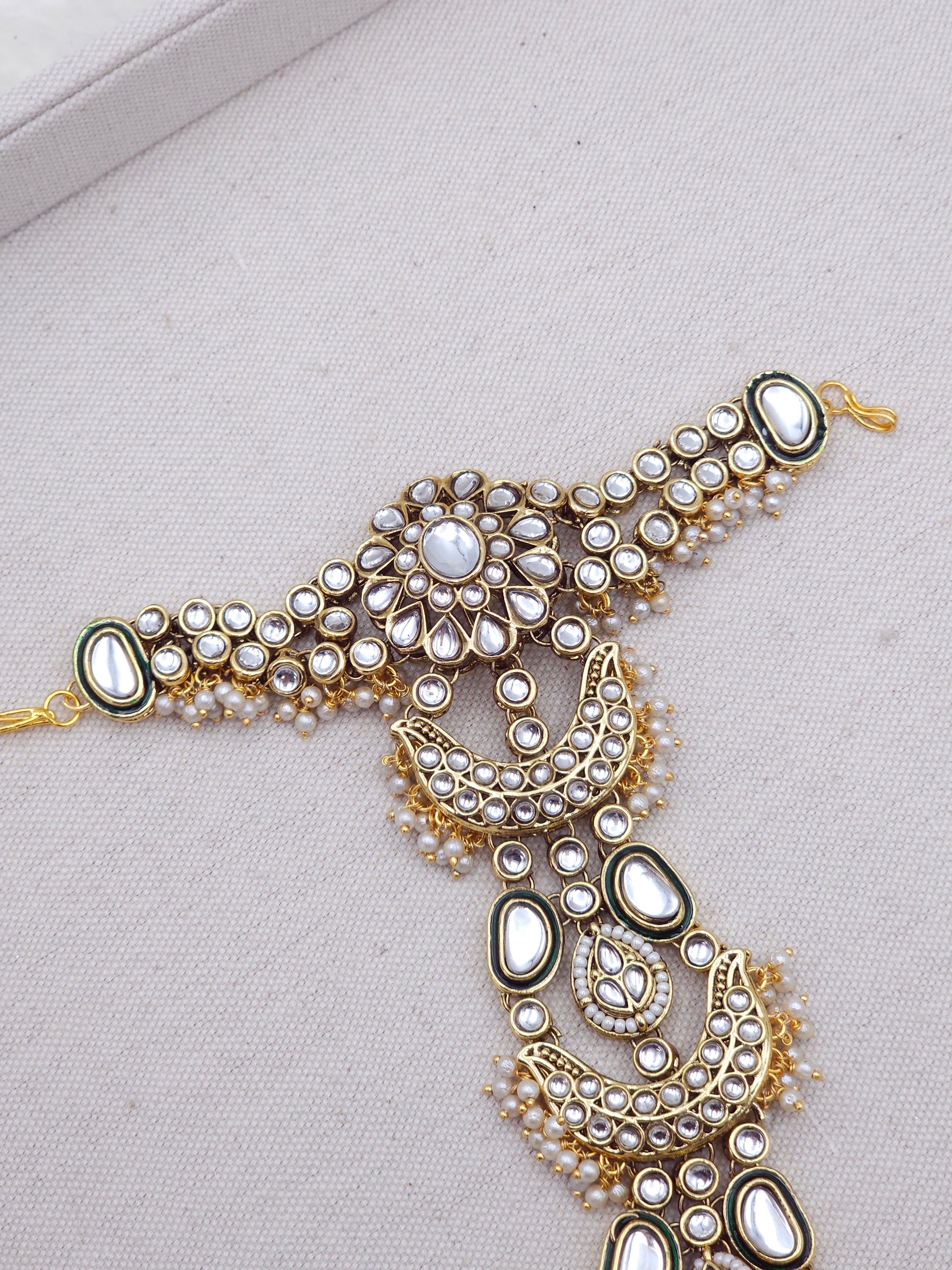Shayna Kundan Choti/ Pranda/ Hair Jewelry Accessorie
