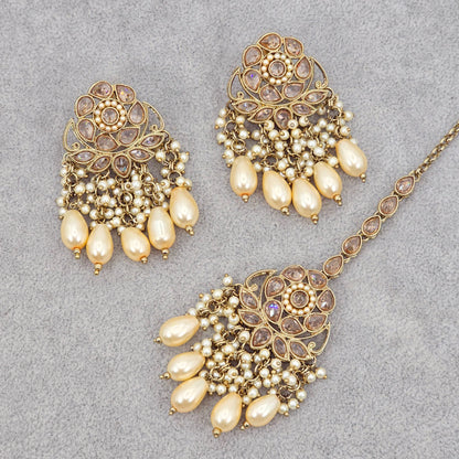 Zara Earrings and Tikka Set