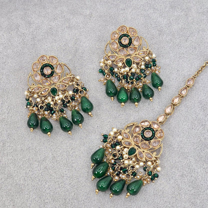 Zara Earrings and Tikka Set