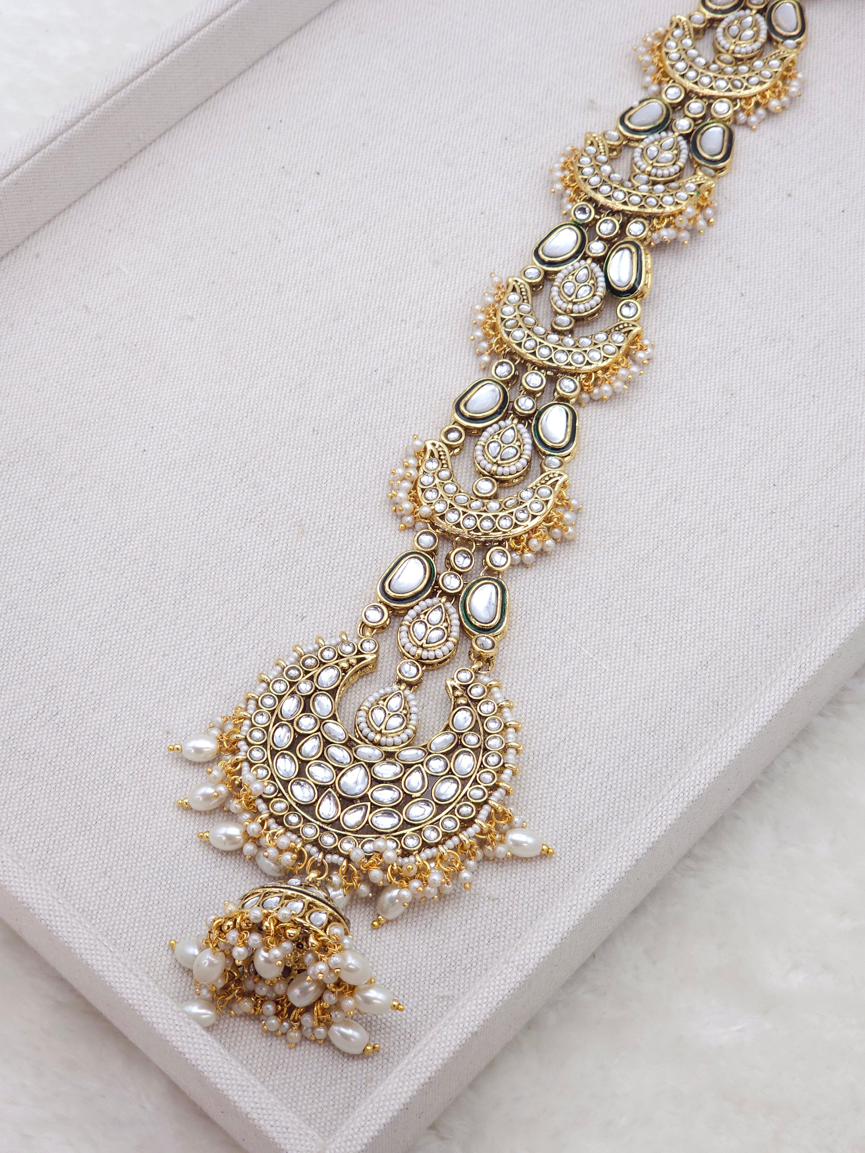 Shayna Kundan Choti/ Pranda/ Hair Jewelry Accessorie