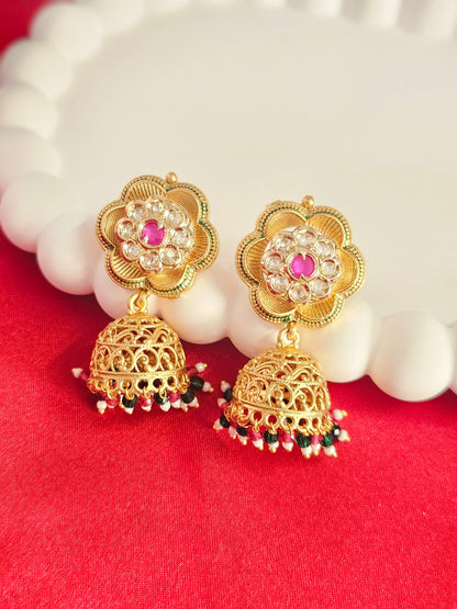Jodha Rajwadi Statement Kundan Choker Set