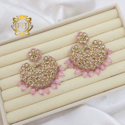 Dilruba Designer Chandbali Earrings