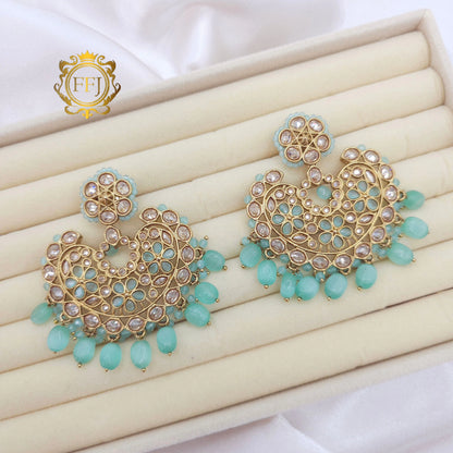 Dilruba Designer Chandbali Earrings