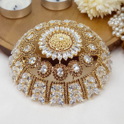 American Diamond CZ Hair Bun Accessory