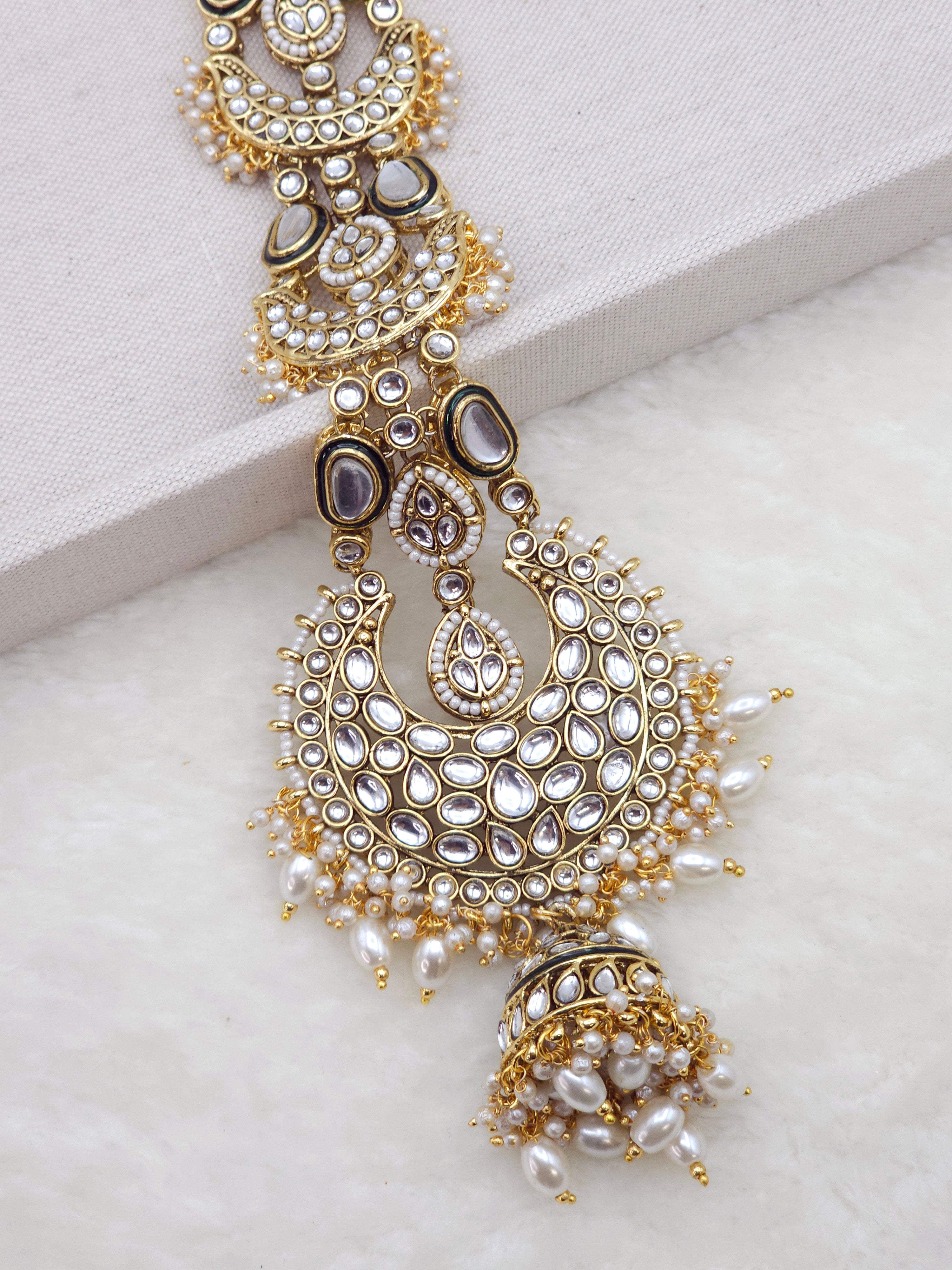 Shayna Kundan Choti/ Pranda/ Hair Jewelry Accessorie