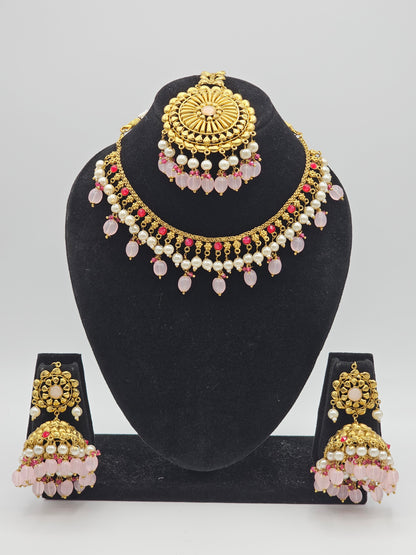 Farhaa Choker Necklace Set